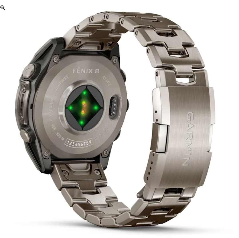 Garmin Fenix 8 010-02904-40 Titanio Sapphire Amoled 47 mm-2b Gioielli