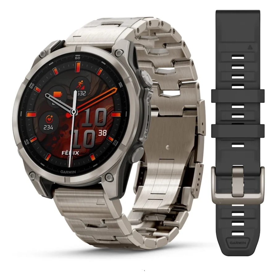Garmin Fenix 8 010-02904-40 Titanio Sapphire Amoled 47 mm-2b Gioielli