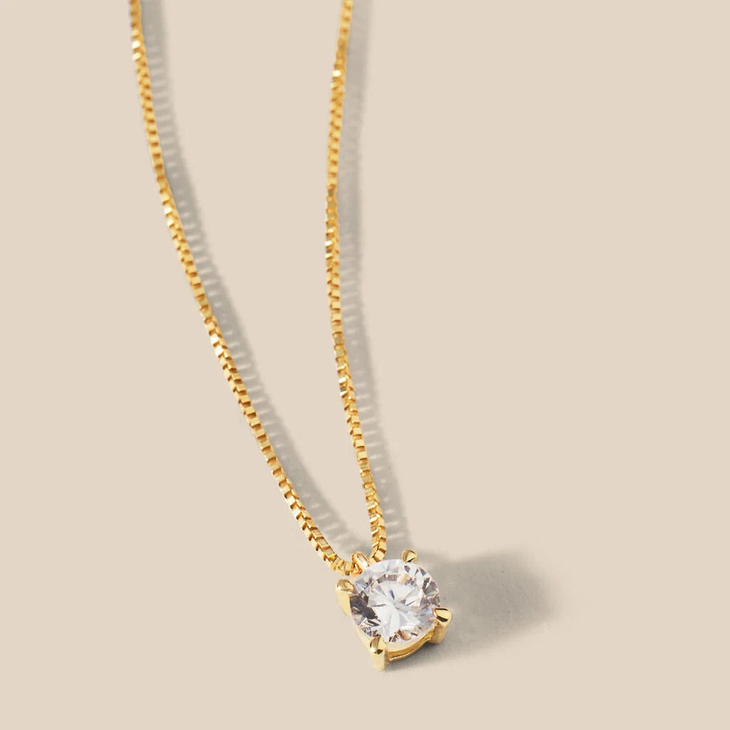 Collana Stroili Claire Oro Giallo 375 donna punto luce 4 mm-2b Gioielli