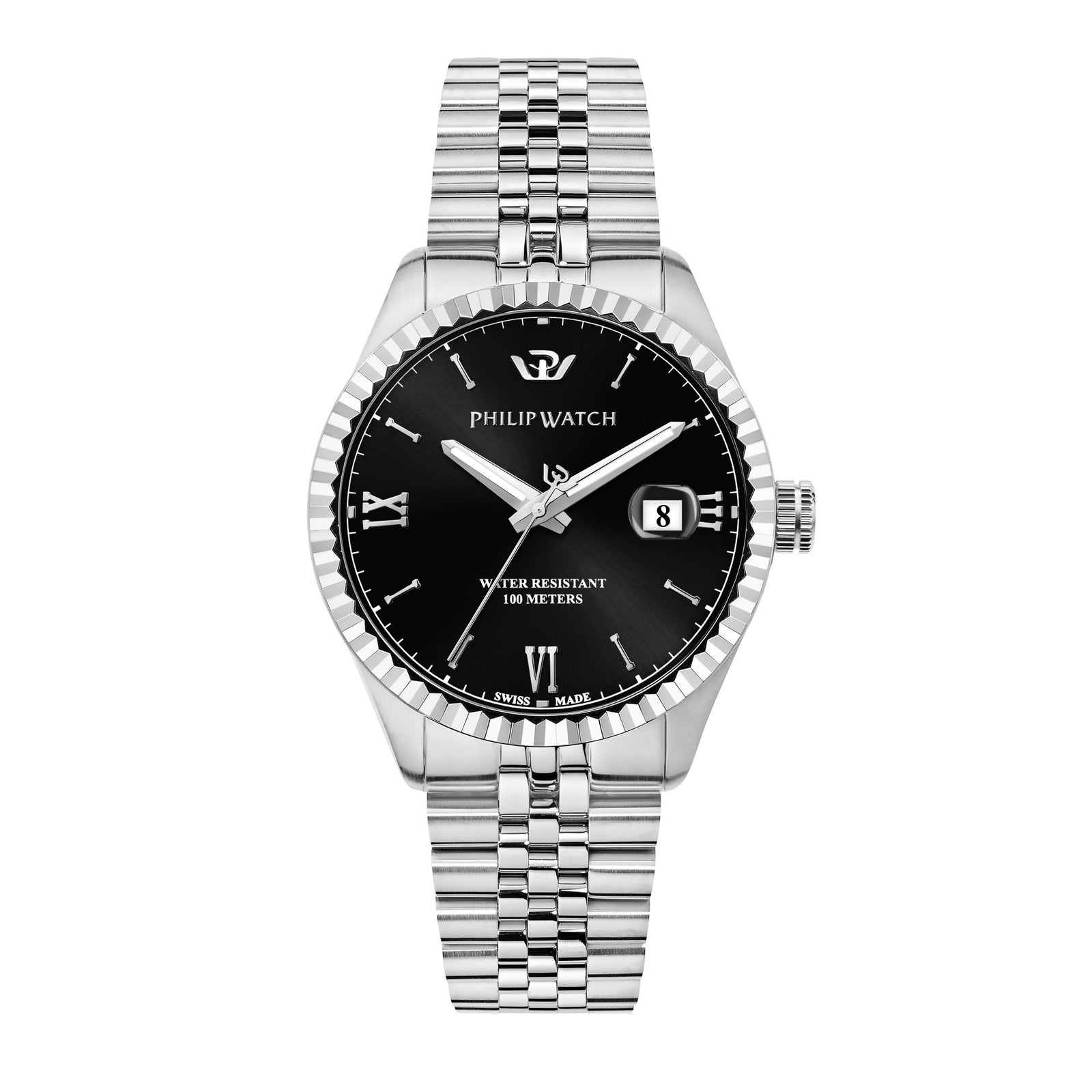 Orologio Philip Watch Caribe R8253597076 uomo nero 41 mm-2b Gioielli