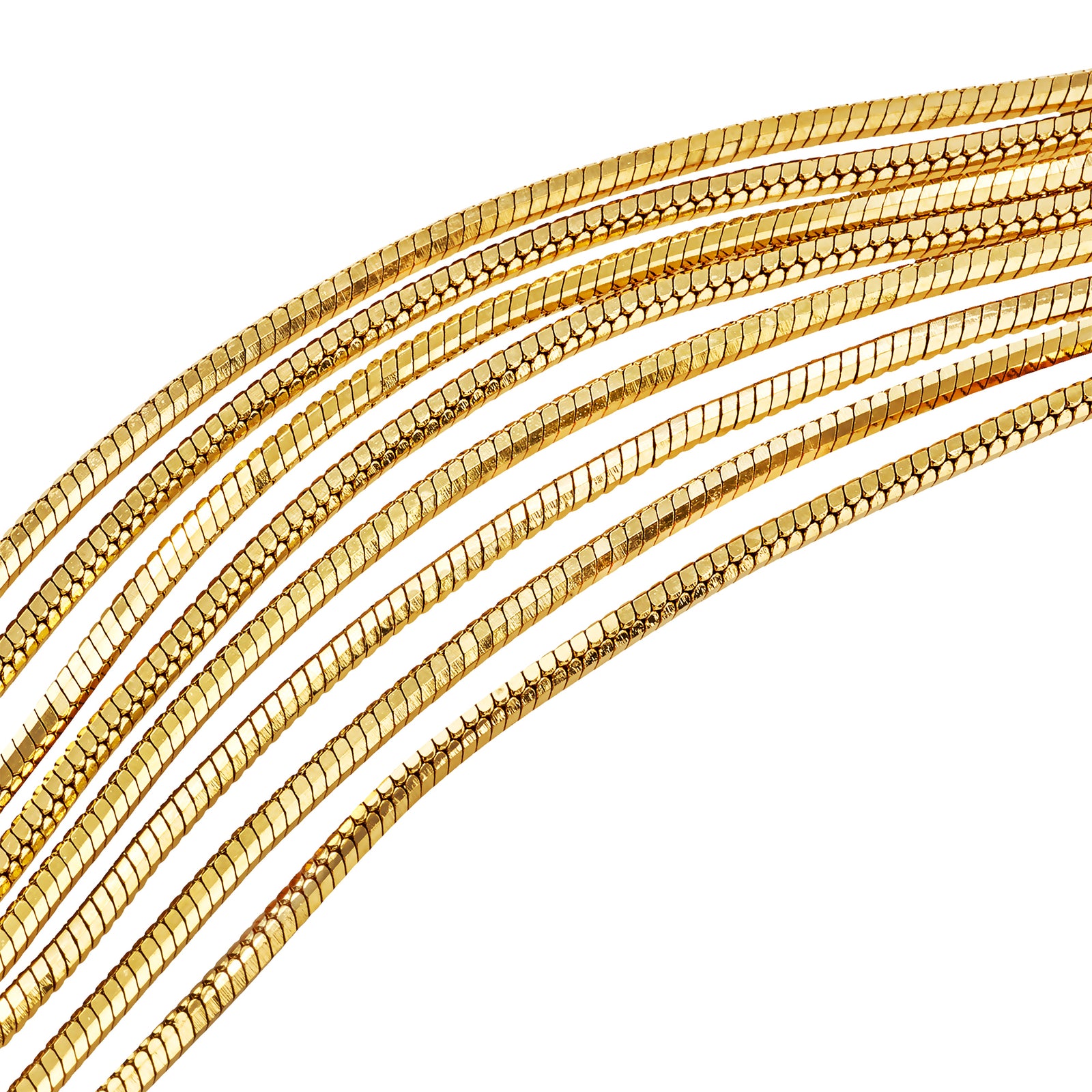 Bracciale Breil Falling Star TJ4232 dorato otto fili-2b Gioielli