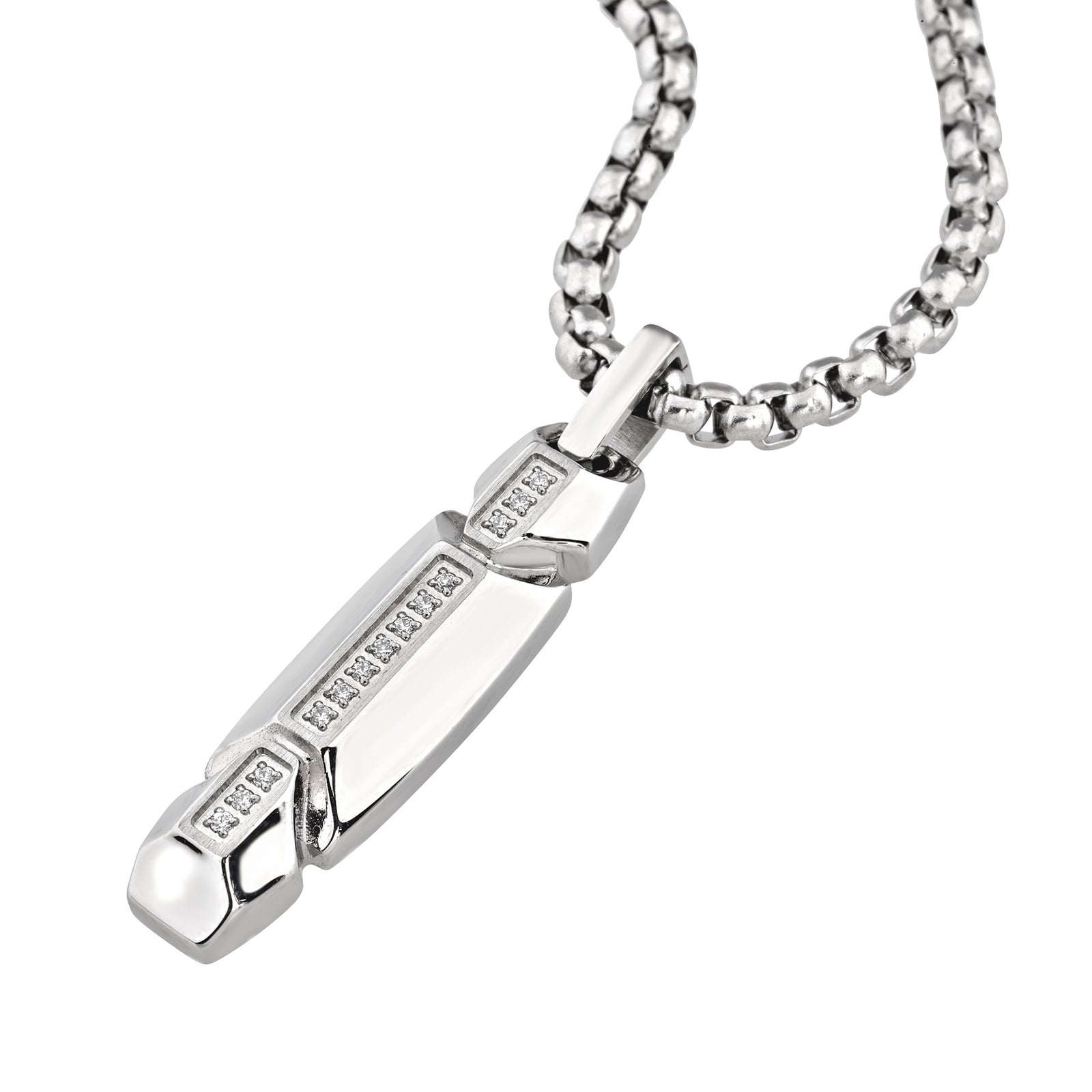 Collana Breil Eterna TJ4233 uomo con zirconia bianche-2b Gioielli