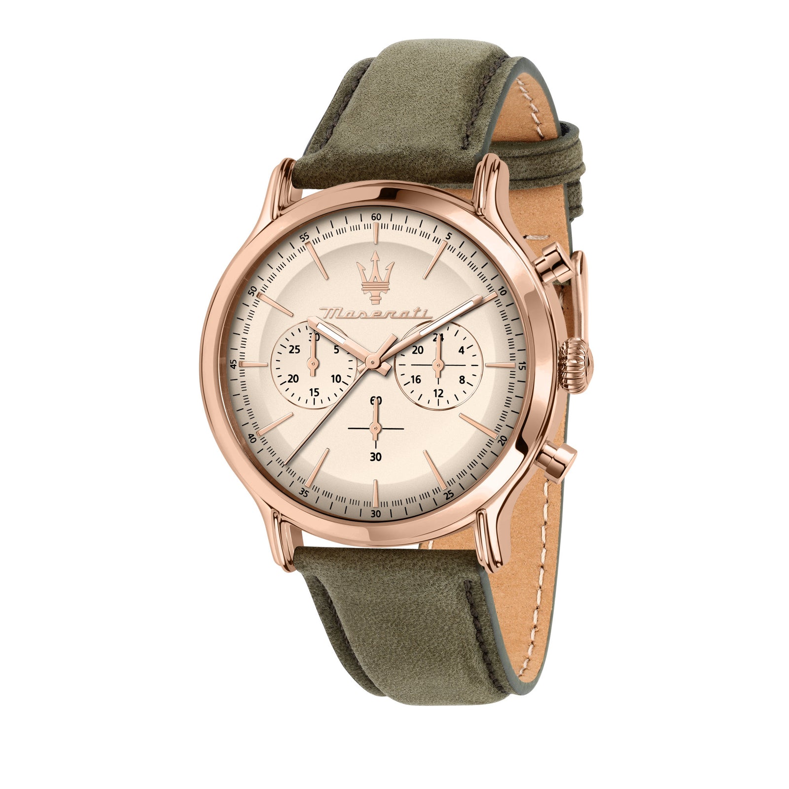 Orologio Maserati Epoca R8871633007 cronografo pelle verde-2b Gioielli
