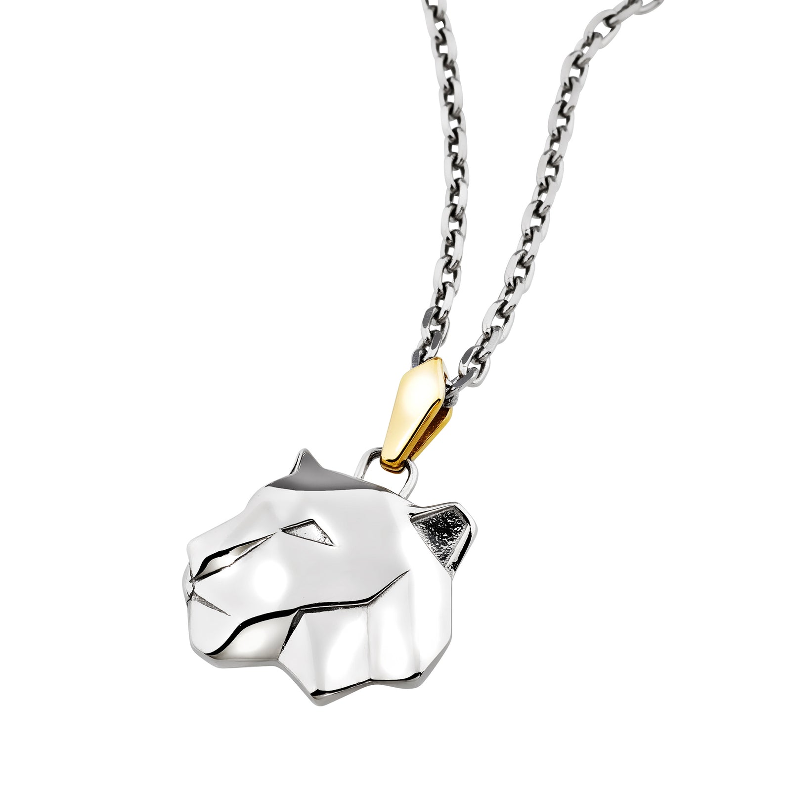 Collana Breil Good Omen TJ4158 uomo con pendente tigre-2b Gioielli