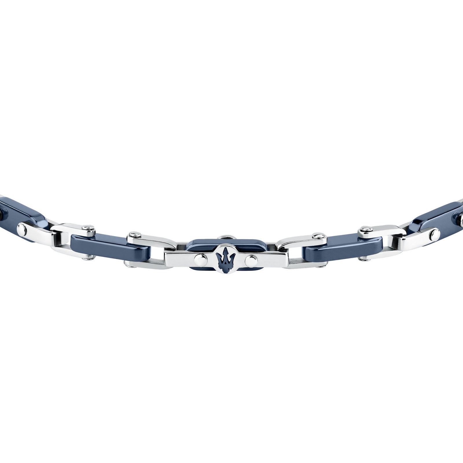 Bracciale Maserati Ceramic JM226ATZ76 uomo acciaio blu-2b Gioielli