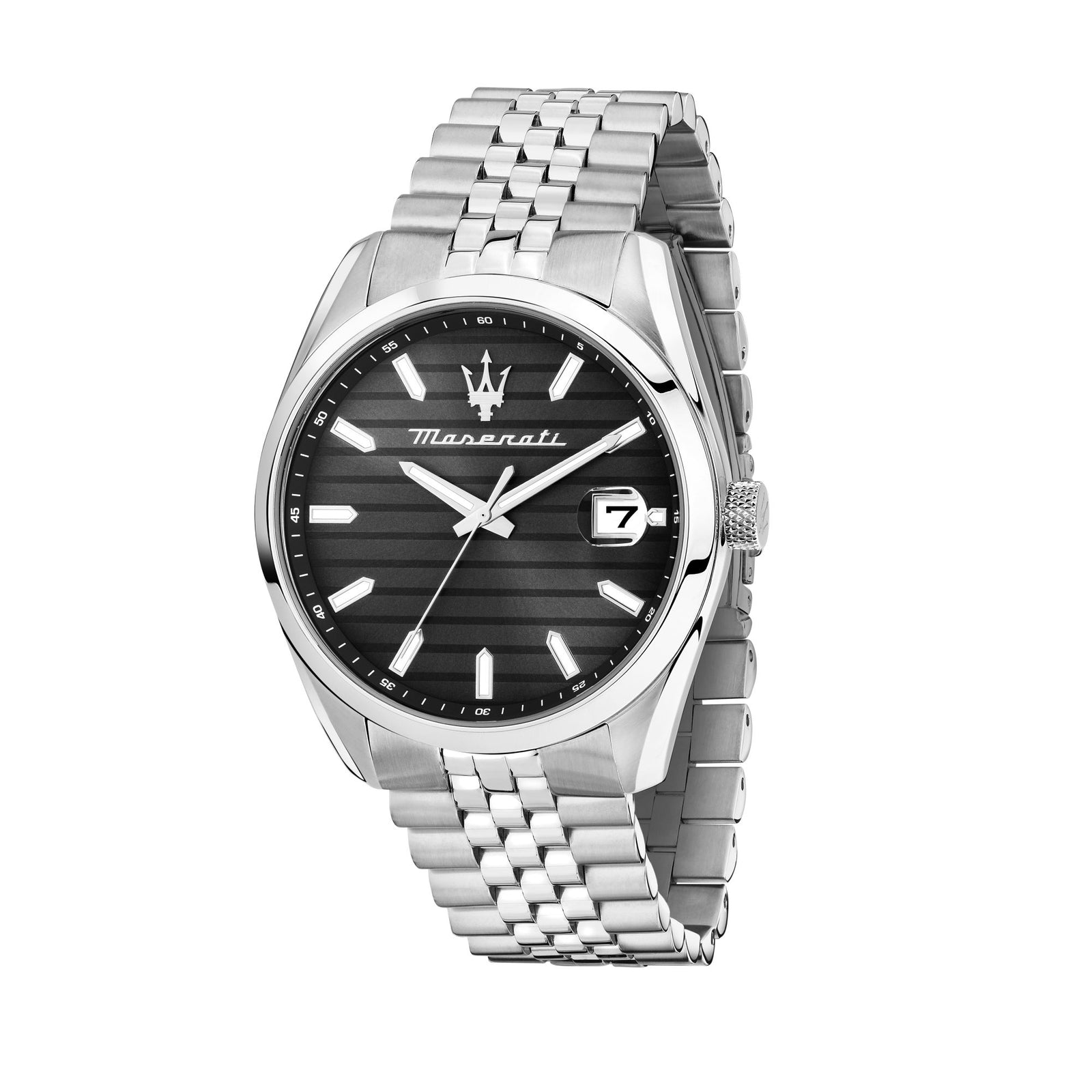 Orologio Maserati Attrazione R8853151026 nero con data 43 mm-2b Gioielli
