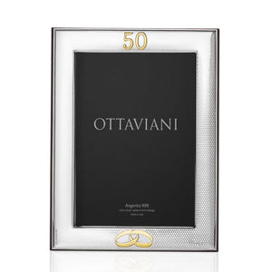 Cornice Ottaviani 50 anni insieme 18x24-2b Gioielli