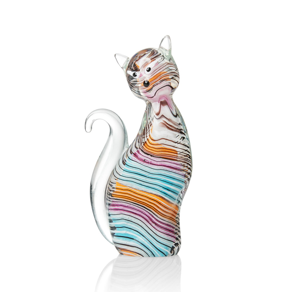 Scultura Ottaviani Gattino Arcobaleno-2b Gioielli