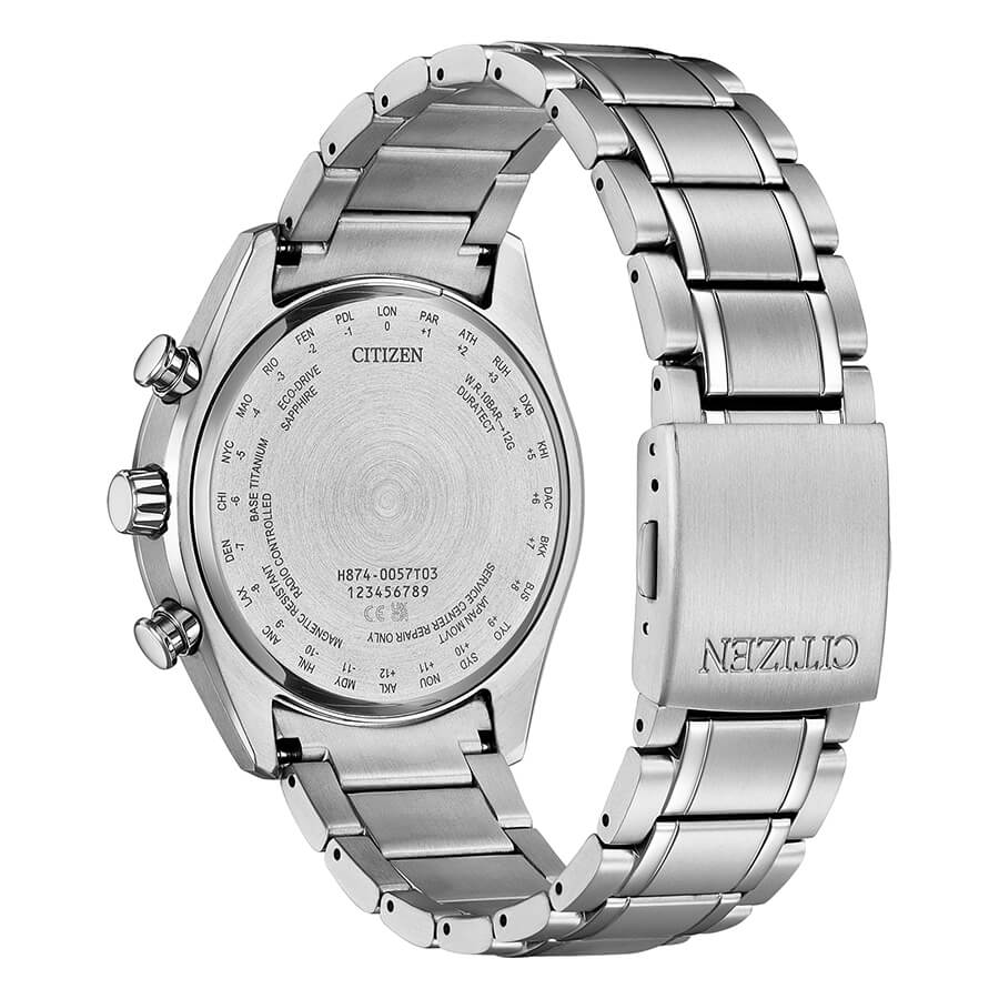 Orologio Citizen Radiocontrollato BY1010-81L Tsuki-yomi Moon Phase uomo 43 mm-2b Gioielli