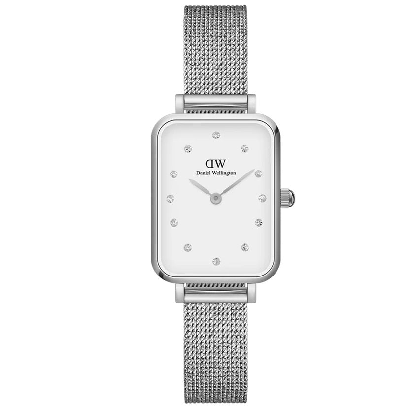Orologio DW Quadro Lumine Pressed Sterling DW00100597 donna 20x26 mm-2b Gioielli