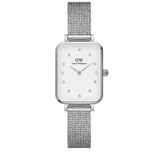 Orologio DW Quadro Lumine Pressed Sterling DW00100597 donna 20x26 mm-2b Gioielli