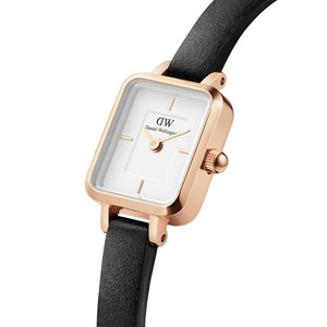 Orologio DW Quadro Mini Sheffield Rose Gold DW00100728 donna 15x18 mm-2b Gioielli
