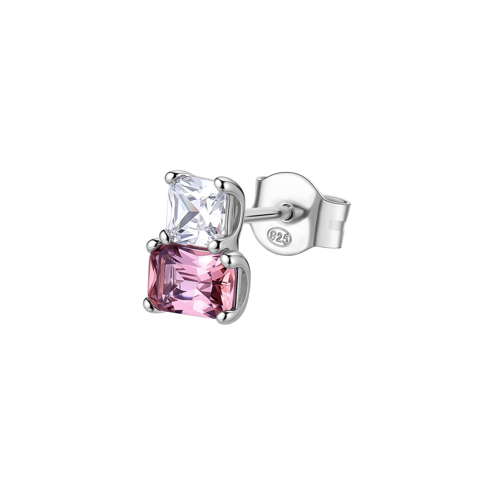 Monorecchino Brosway Fancy FTP10 donna argento 925 rosa 8 mm-2b Gioielli