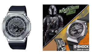 Orologio Casio G-Shock GM-2100-1AER-MAN Star Wars Mandalorian Grogu Limited Edition-2b Gioielli