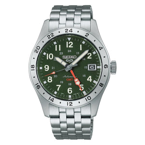 Orologio Seiko 5 HDB001K1 Field GMT automatico uomo 39 mm-2b Gioielli