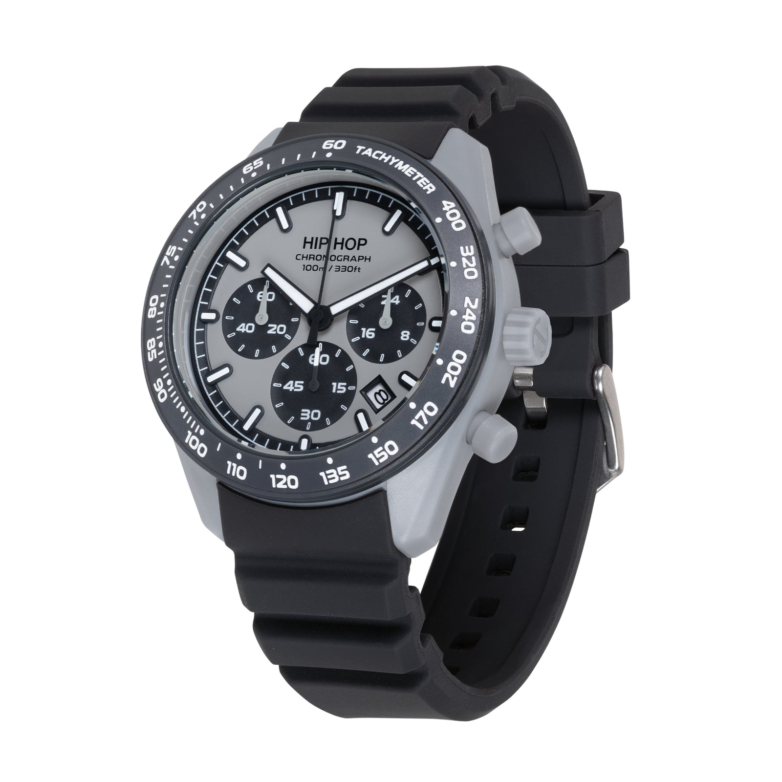 Orologio Hip Hop XT10 HWU1344 cronografo uomo 42 mm grigio-2b Gioielli