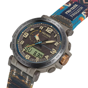 Orologio Casio Pro Trek Pendleton PRG-601PE-5ER uomo 52 mm-2b Gioielli