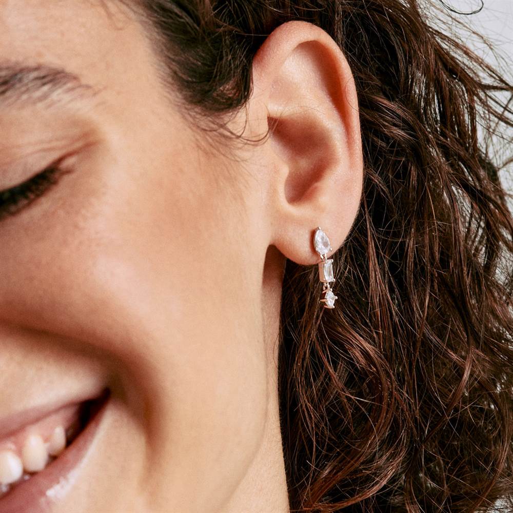 Orecchini Rosato Gemma argento donna RZGE28-2b Gioielli