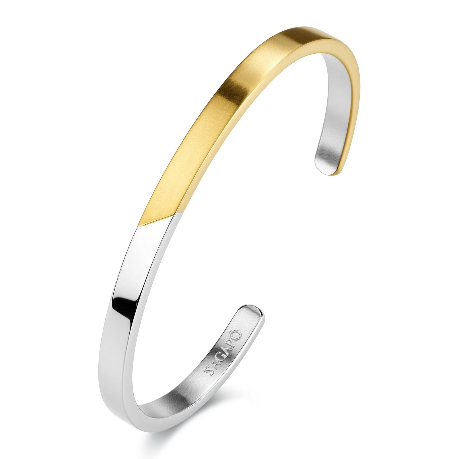 Bracciale S'Agapõ BOUND SBD19B oro PVD Ø 65 mm