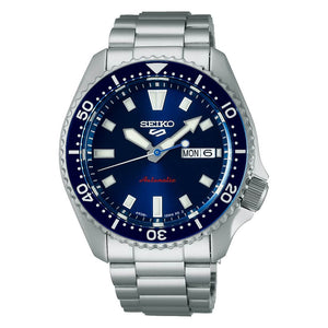Orologio Seiko 5 SRPL83K1 Koniro Blue automatico uomo 42 mm-2b Gioielli