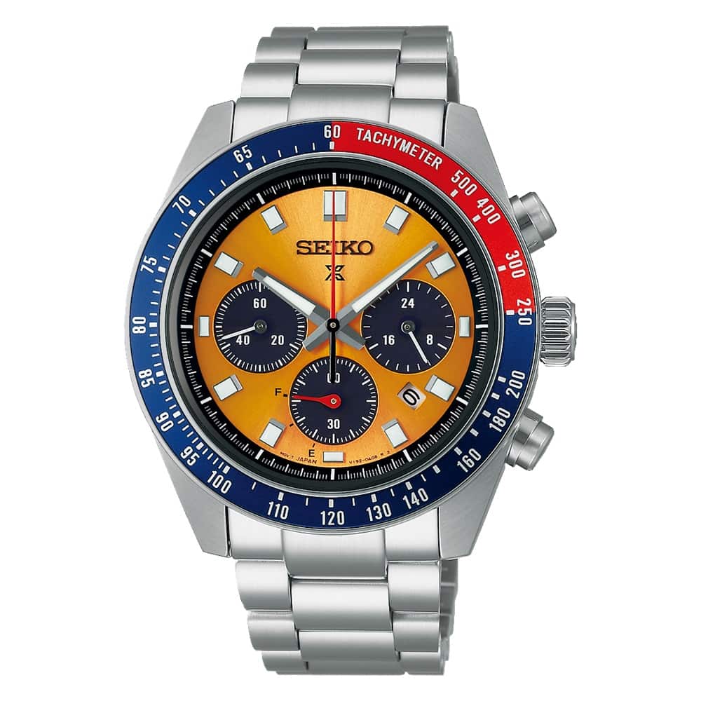 Orologio Seiko Prospex SSC947P1 Speedtimer cronografo solare uomo 41 mm-2b Gioielli