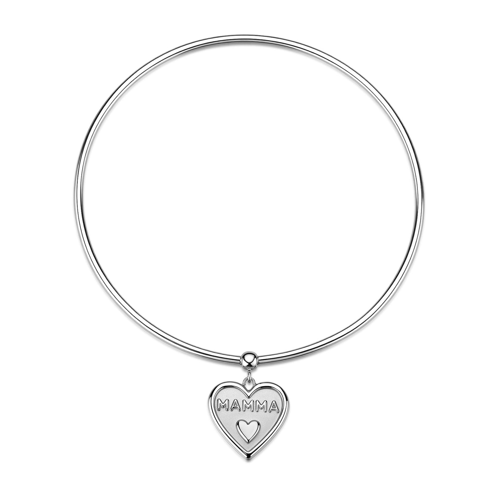 Bracciale rigido S'Agapõ DUH DUH SUH21 – Cuore Mamma-2b Gioielli