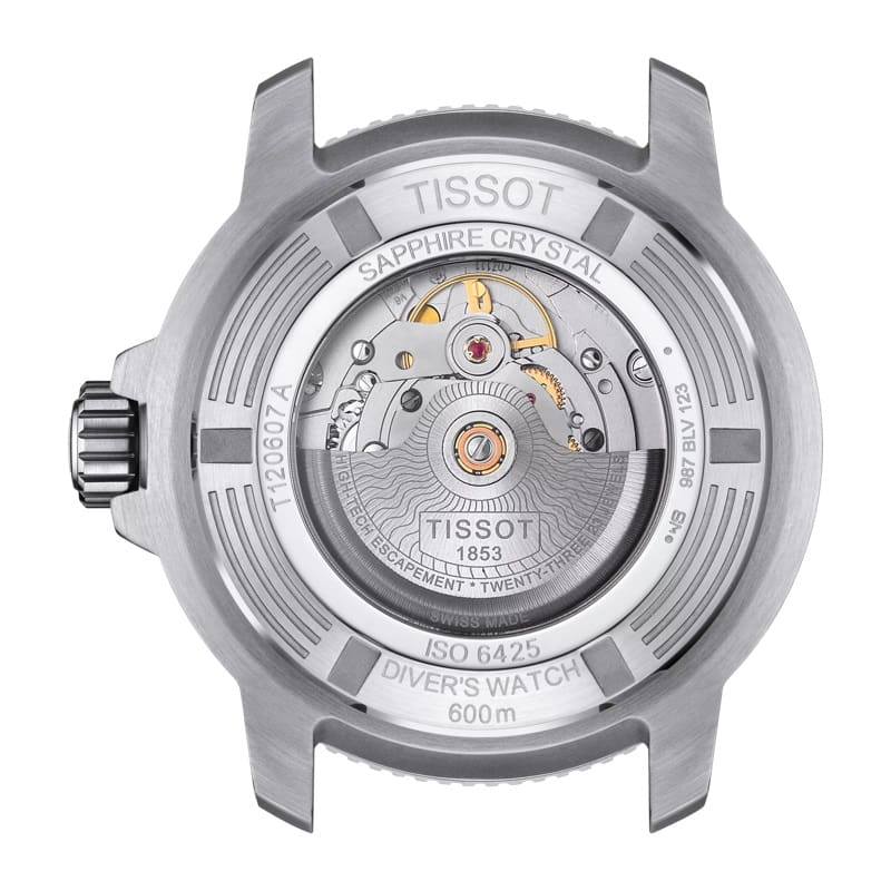 Orologio Tissot Seastar 2000 Powermatic 80 T120.607.11.041.01 uomo 46mm-2b Gioielli
