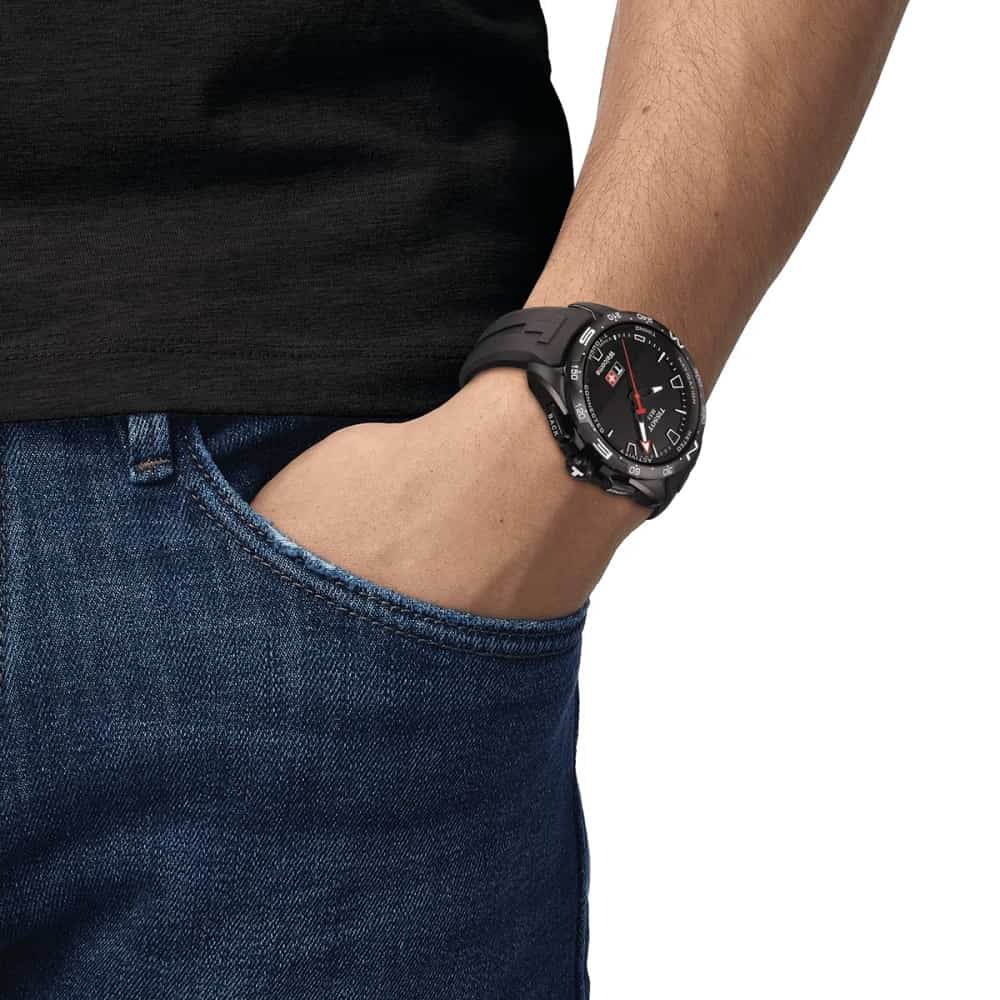 Orologio Tissot T-Touch Connect Solar T121.420.47.051.03 Smartwatch uomo 48 mm-2b Gioielli