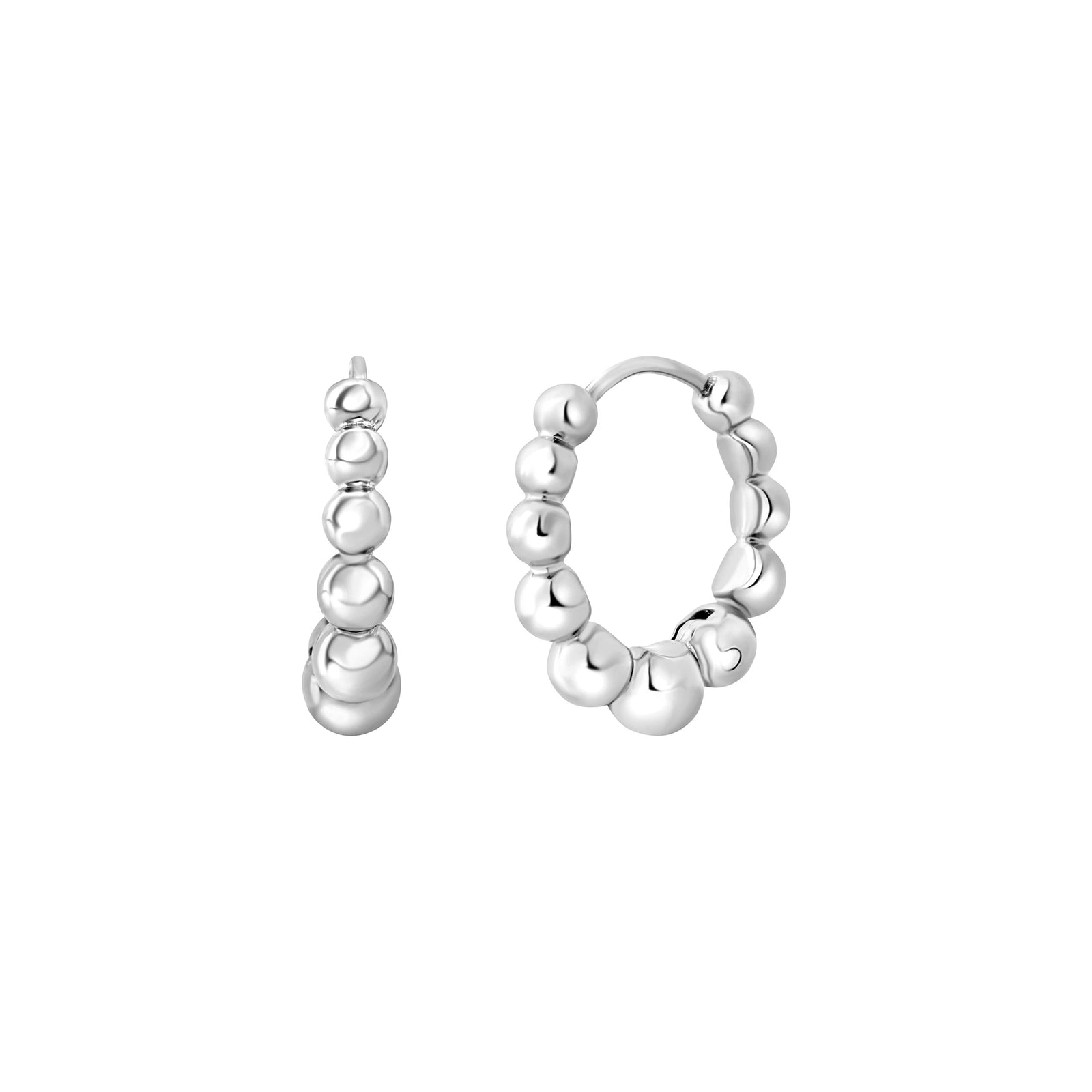 Orecchini Breil B Rocks TJ4194 a cerchio in acciaio-2b Gioielli
