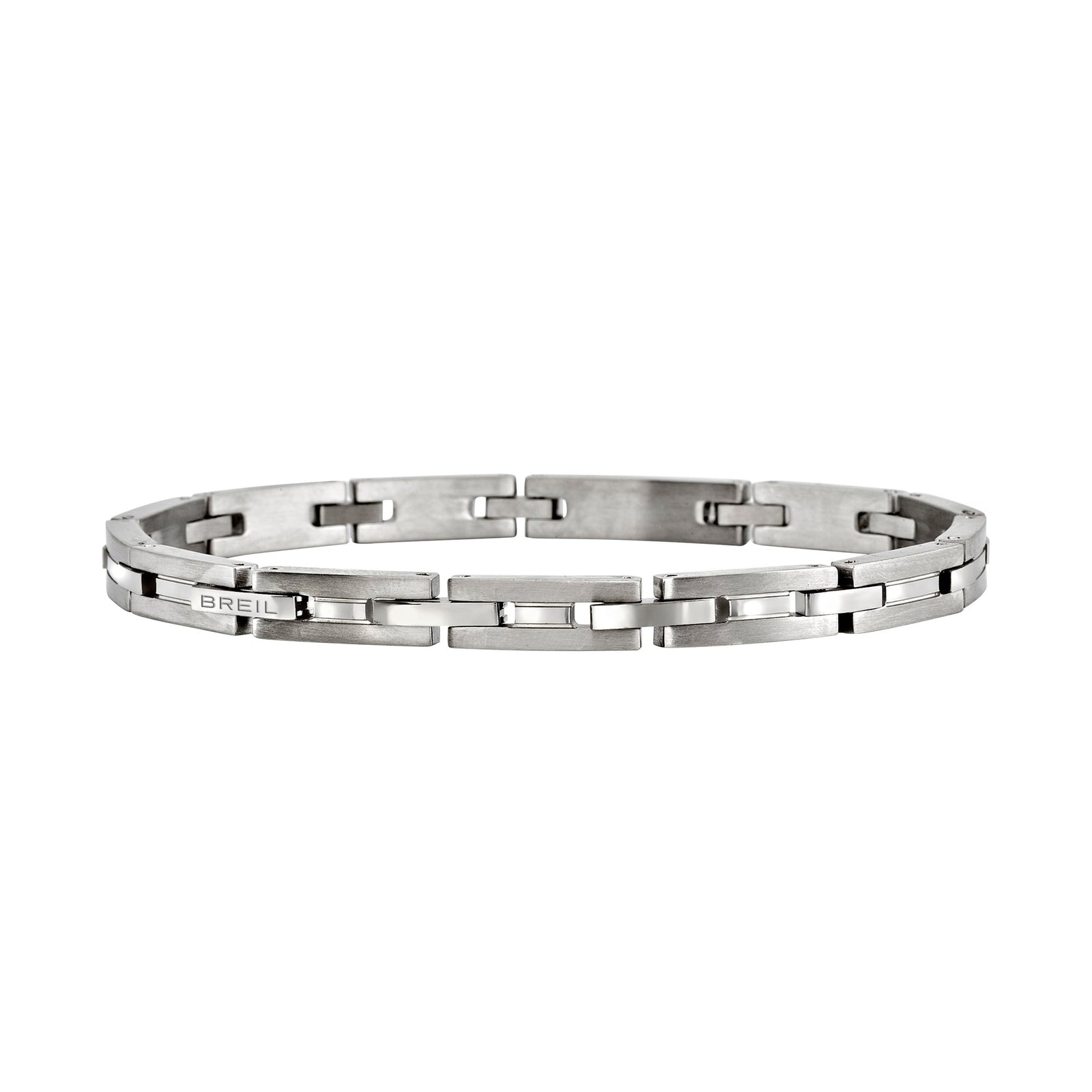 Bracciale Breil Duetto TJ4179 uomo acciaio e oro rosa 9 kt-2b Gioielli