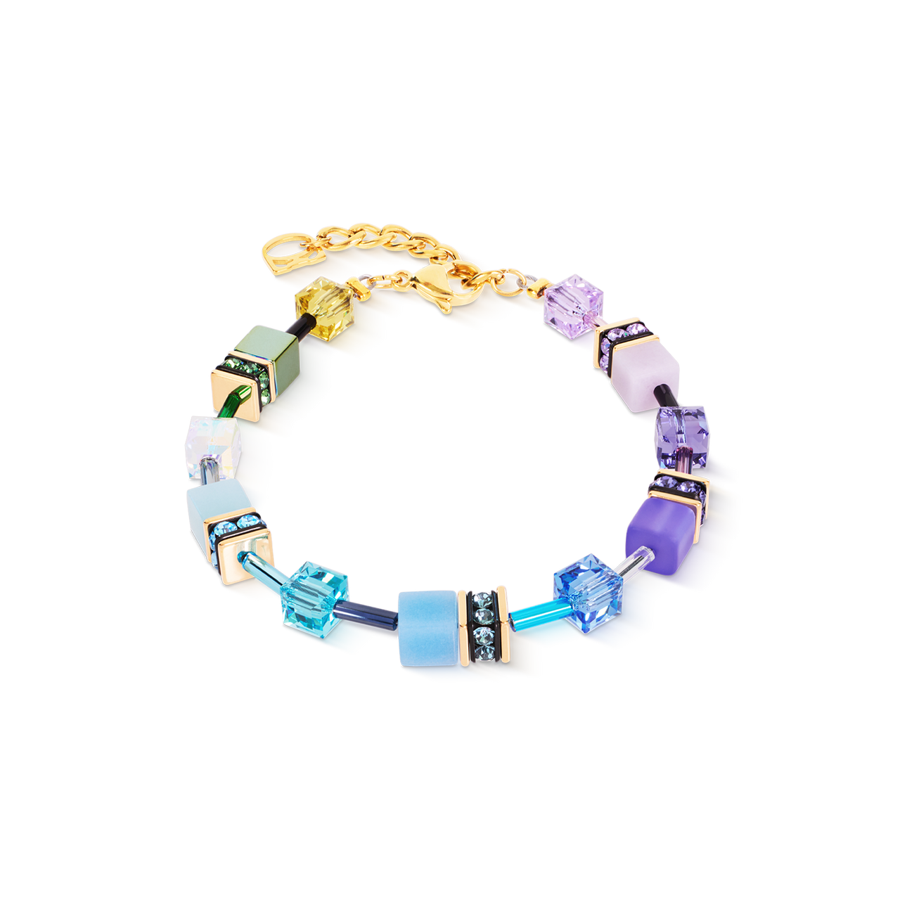 Bracciale GeoCUBE Iconic Multicolor Boho oro Coeur de Lion 2838301583