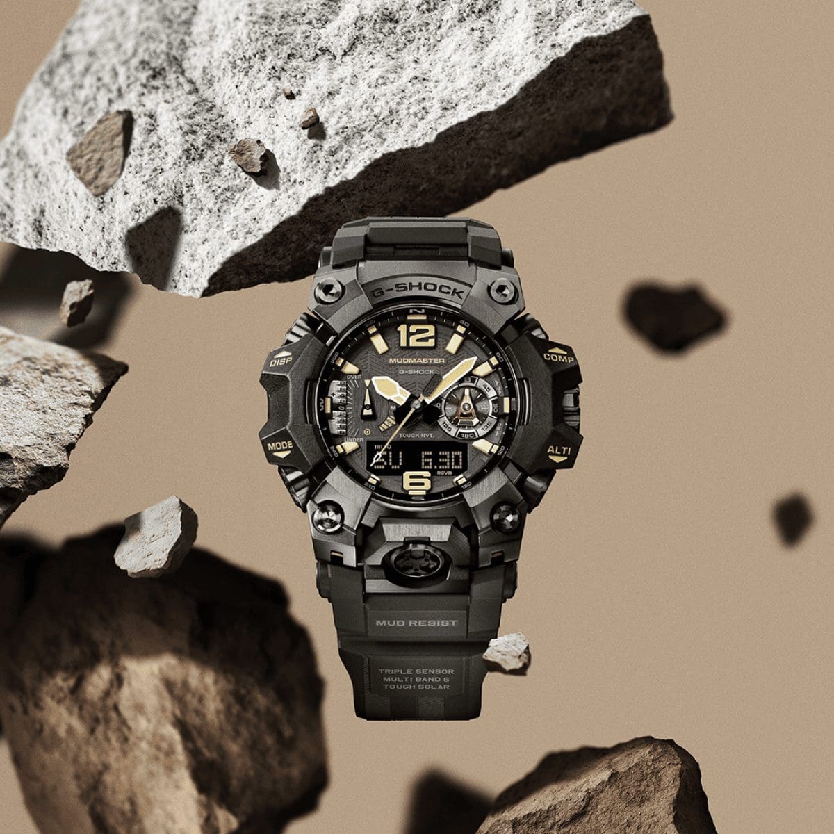 Casio G-SHOCK Mudmaster GWG-B1000-1A3ER Triple Sensor-2b Gioielli