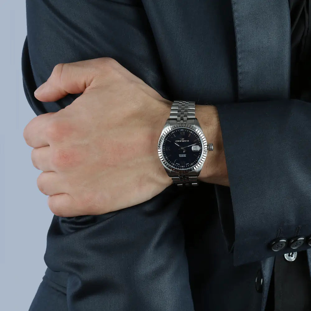 Orologio Philip Watch Caribe Urban R8253597080 uomo quadrante blu 39 mm-2b Gioielli