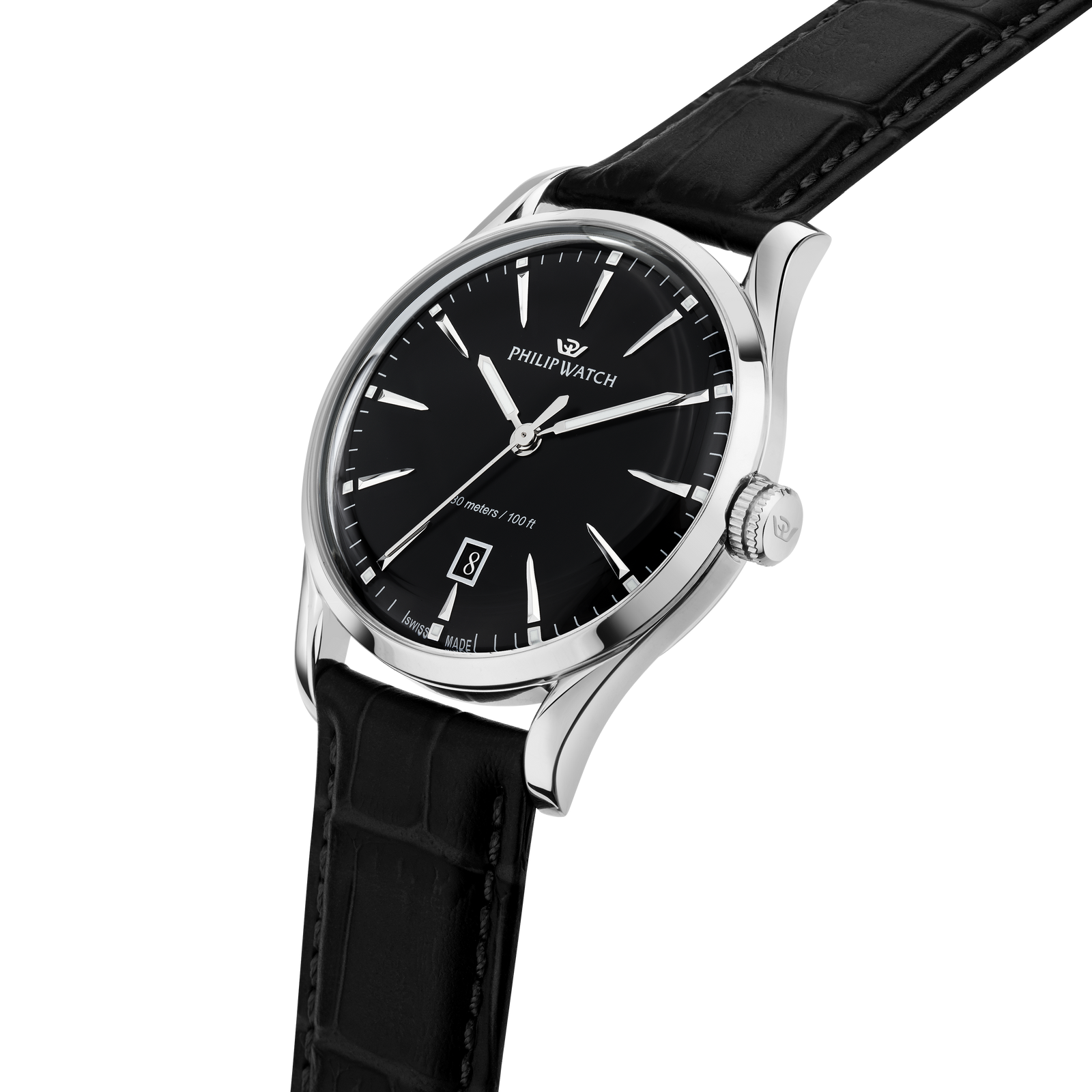 Orologio Philip Watch Sunray R8251180036 uomo quarzo quadrante nero-2b Gioielli