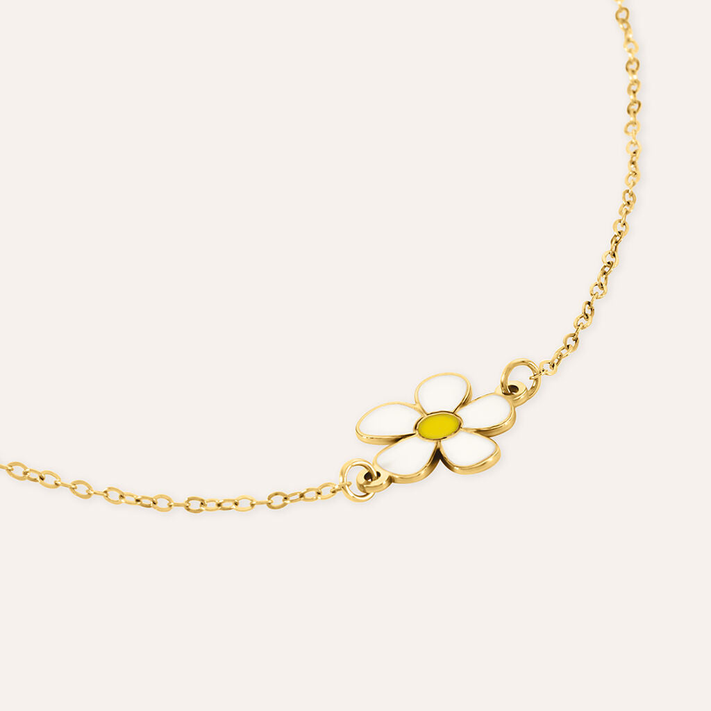 Bracciale Stroili Mon Petit Margherita oro giallo 9 kt bambina-2b Gioielli