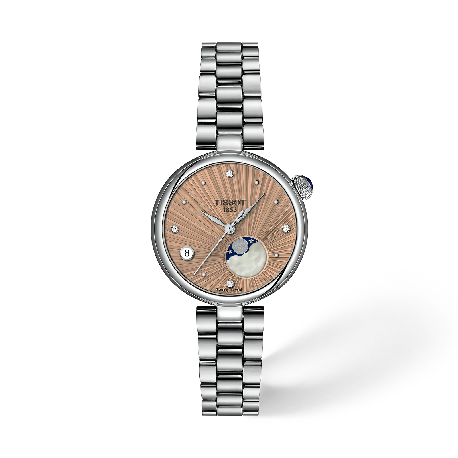 Tissot Desir Moonphase T152.223.11.546.00 Beige 29,6 mm-2b Gioielli
