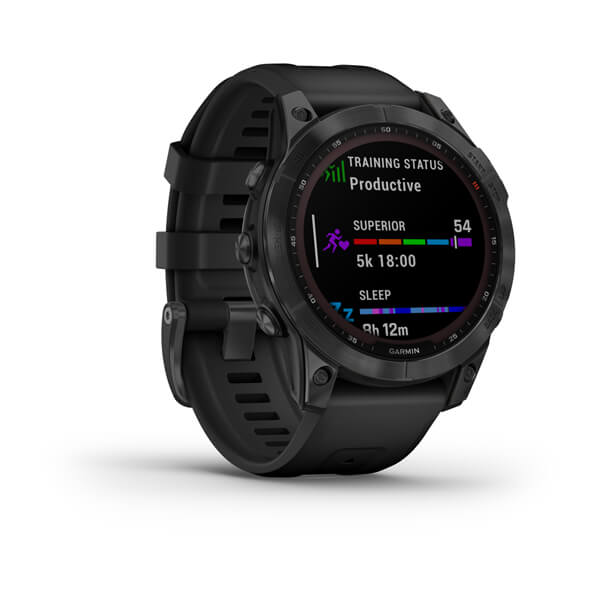 Orologio Garmin Fenix 7 010-02540-11 Solar Slate Grey 47 mm smartwatch-2b Gioielli