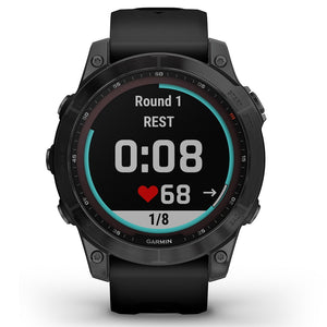 Orologio Garmin Fenix 7 010-02540-35 Sapphire Solar Titanium Black 47 mm smartwatch-2b Gioielli