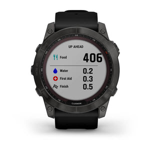 Orologio Garmin Fenix 7X 010-02541-11 Sapphire Solar Titanium Carbon Gray 51 mm smartwatch uomo-2b Gioielli