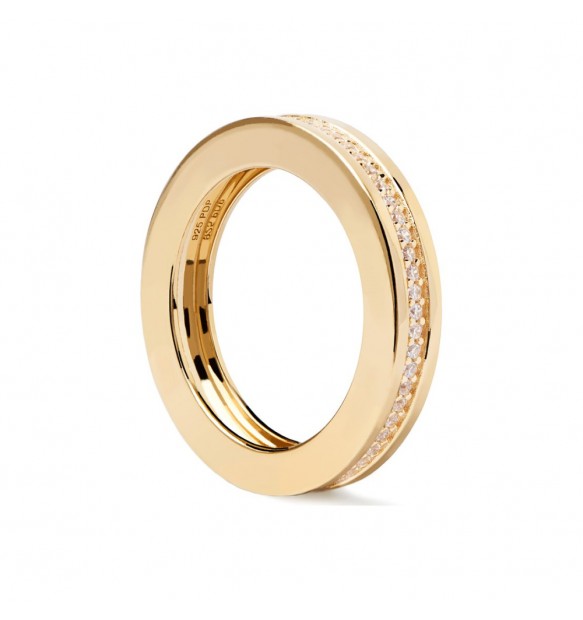 Anello PdPaola AN01-630-12 Essentials Infinity donna argento-2b Gioielli