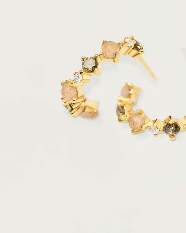 Orecchini PdPaola AR01-220-U Glory Atelier Collection argento placcato oro 18 Kt-2b Gioielli
