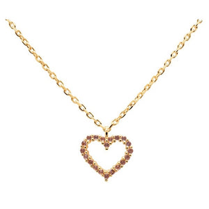 Collana PdPaola Ultra Basic CO01-224-U Lavander Heart donna-2b Gioielli