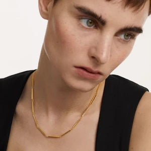 Collana PdPaola CO01-465-U Essentials Bar argento donna-2b Gioielli