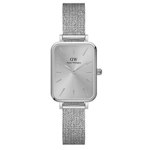 Orologio DW Quadro Pressed Unitone 20x26 mm silver DW00100486 donna-2b Gioielli
