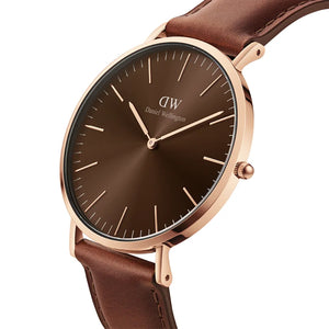 Orologio DW Classic St. Mawes Amber DW00100627 uomo 40 mm-2b Gioielli
