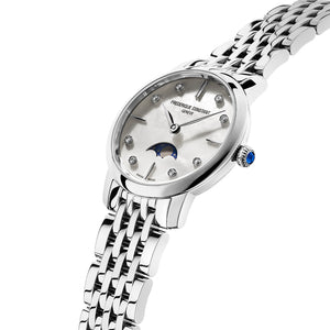 Orologio Frederique Constant Slimline Moonphase FC-206MPWD1S6B diamanti 30 mm-2b Gioielli