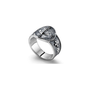 Anello Alessandro Magrino Neptune uomo argento G3610/24-2b Gioielli