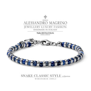 Bracciale Alessandro Magrino Snake argento uomo G4410-2b Gioielli