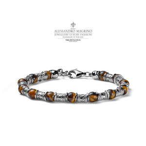 Bracciale Alessandro Magrino Siena argento uomo G4548-2b Gioielli