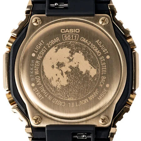 Orologio Casio G-Shock GM-2100MG-1AER Moon Watch Limited Edition uomo-2b Gioielli